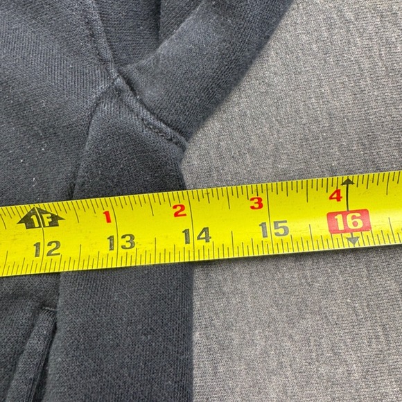 Nike Kids Pullover Hoodie Sweatshirt Black Graphic Logo‎ Size 6-7 Years - Picture 5 of 7